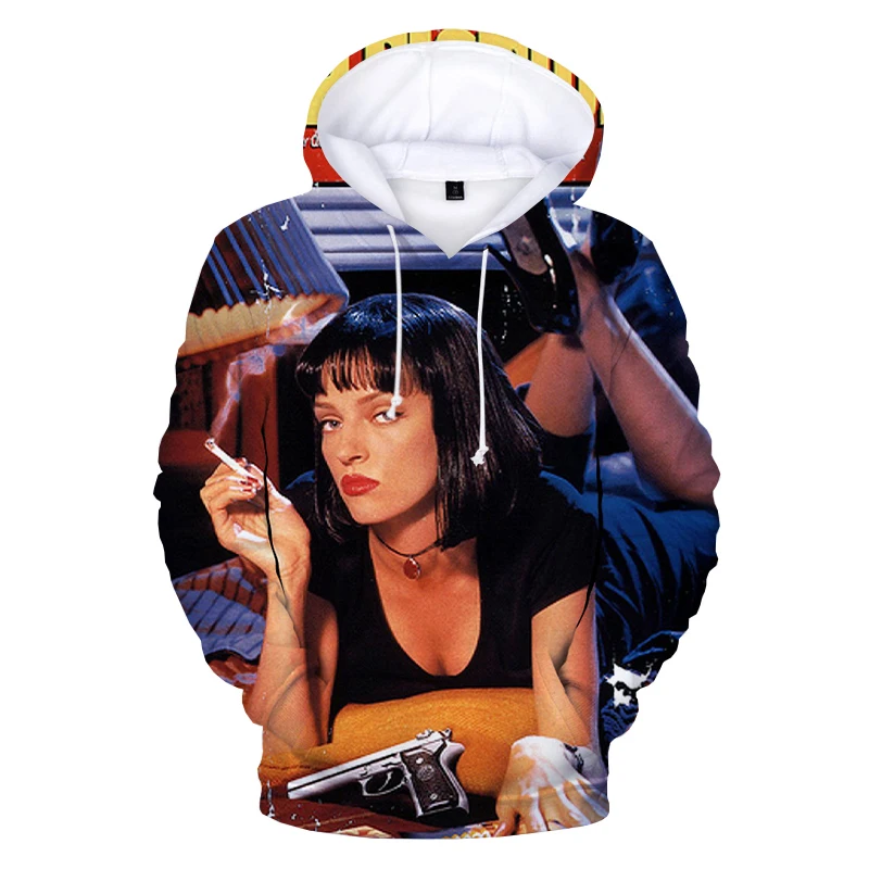 

Kids Hoodie Pulp Fiction 3D Print Hoodie Sweatshirts Men Women Fashion Casual Funny Pullover Unisex Streetwe 100-4XL Oversized
