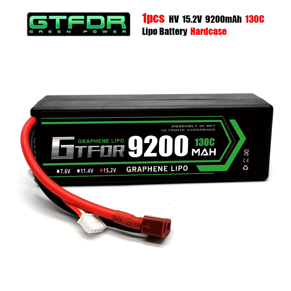 Enlarge GTFDR 4S 15.2V 9200mAh Lipo Battery 14.8V 11.1V 22.2V 7.4V 6S 3S 2S 5200mAh 7000mAh 8000mAh 8400mAh 6750mAh 6500mAh for RC Car
