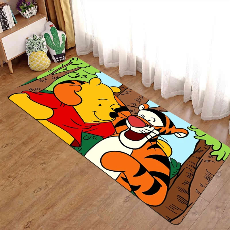 

Door Mat Nonslip Washable Kitchen Winnie the Pooh Prayer Rug Hallway Entrance Doormat Room Bedside Bathroom Kawaii Welcome Rugs