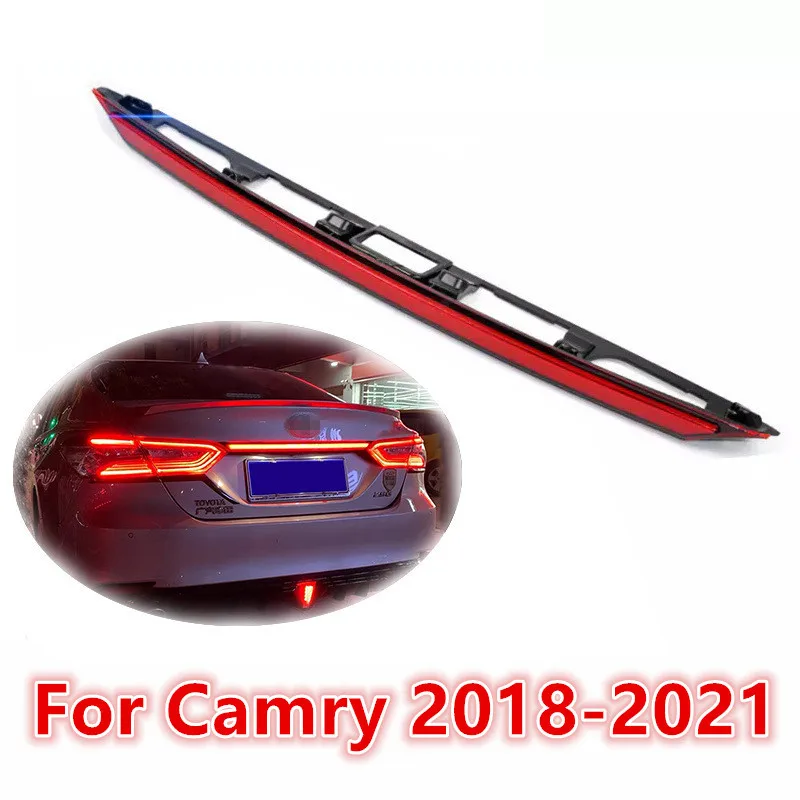 

For Toyota Camry 2018-2021 Through-flow Flashing Taillight Dynamic Streamer LED Decorative Light