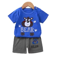 baby boys suit summer baby boy casual cotton clothes set top shorts baby cartoon clothing set for boys infant suits kids clothes