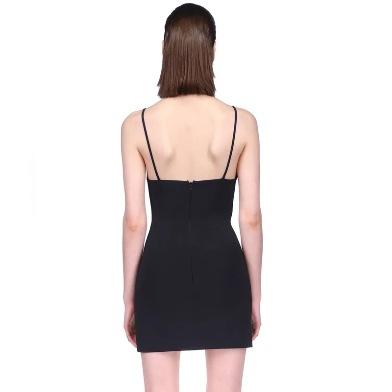 MSMUSI 2024 новое модное женское сексуальное облегающее мини-платье с тонкими