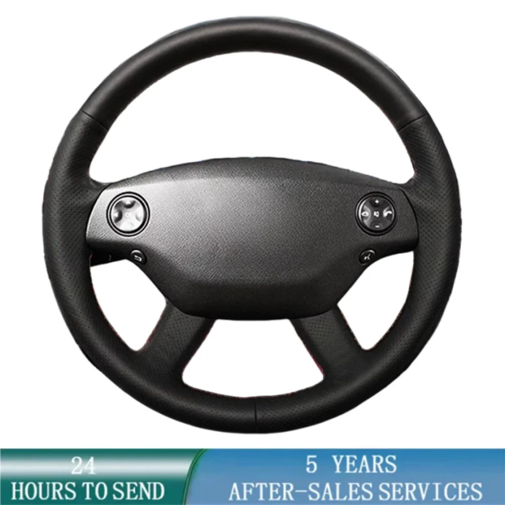 

Чехол на руль салона автомобиля для Mercedes Benz CL-Class C216 2006- 2010S-Class W221 2006 2007 2008 2009 кожаная отделка