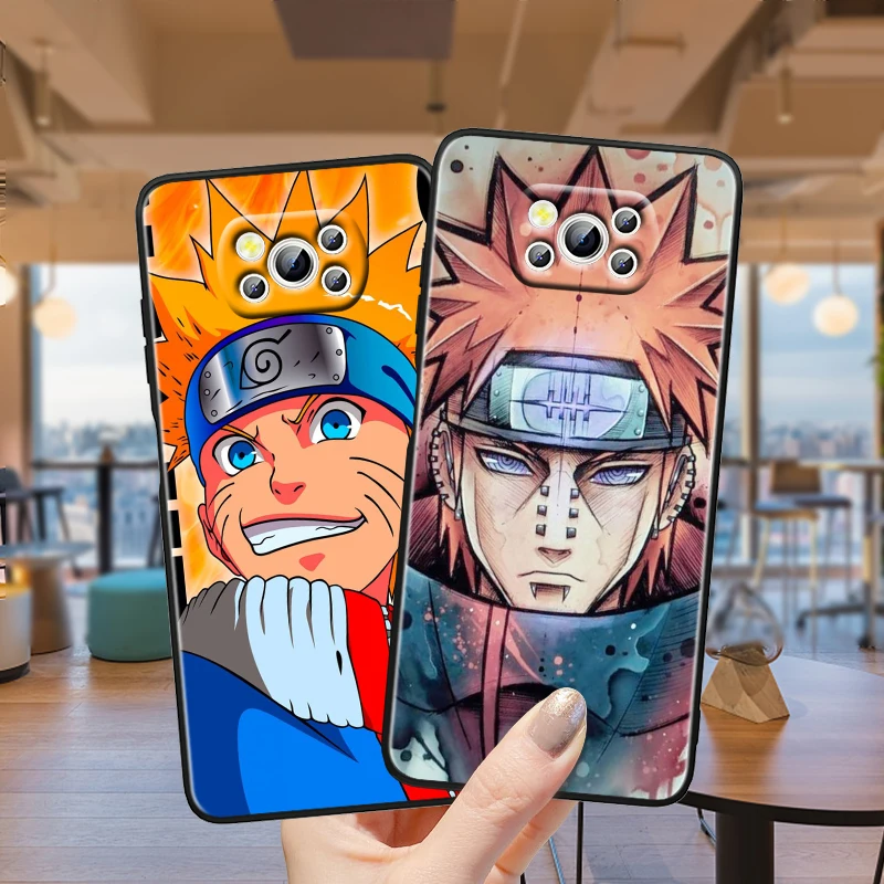 naruto japan anime cool for xiaomi poco m4 x4 x3 f3 gt nfc m3 c3 m2 f2 f1 x2 pro silicone soft black phone case cover capa coque free global shipping