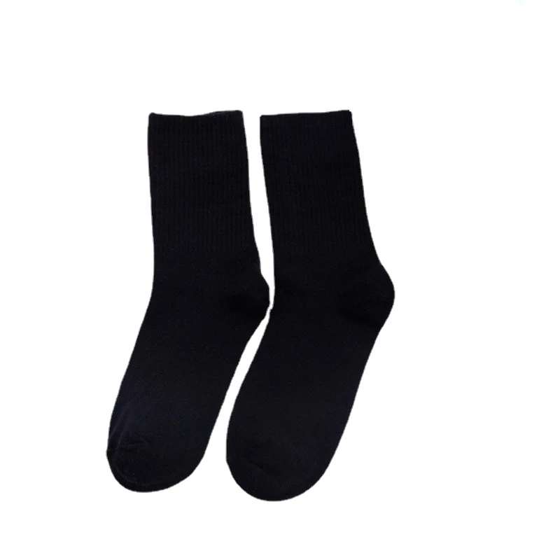 Harajuku Summer Socks Women Girls Colorful Middle Tube Cotton Breathable Soft Sock Floor Skateboard Students Sport Pink Sock