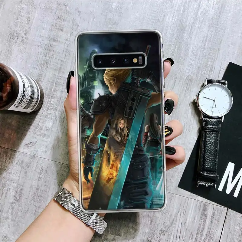 Фото Чехол для телефона Final Fantasy VII для Samsung Galaxy S26 S25 Edge S24 S23 FE S22 Ultra S21 Plus S20 + Fundas Cover Coque Galaxy S25 S №3