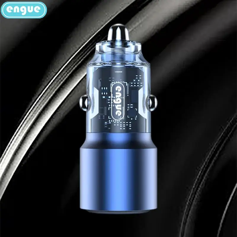 

Engue Cm06 Car Charger Features An Aluminum Alloy Shell And Ample Current Output Which Can Charge Multiple Devices Simultaneousl