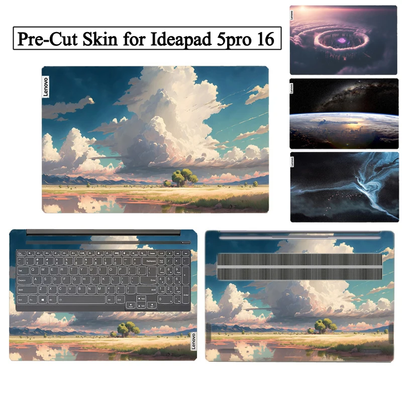 

Diy Print Decal Stickers Protector For Lenovo 2022 2021 Ideapad 5i 5 Pro 16inch 16ARH7 16IAH7 16ACH6 16IHU6 Laptop Accessories