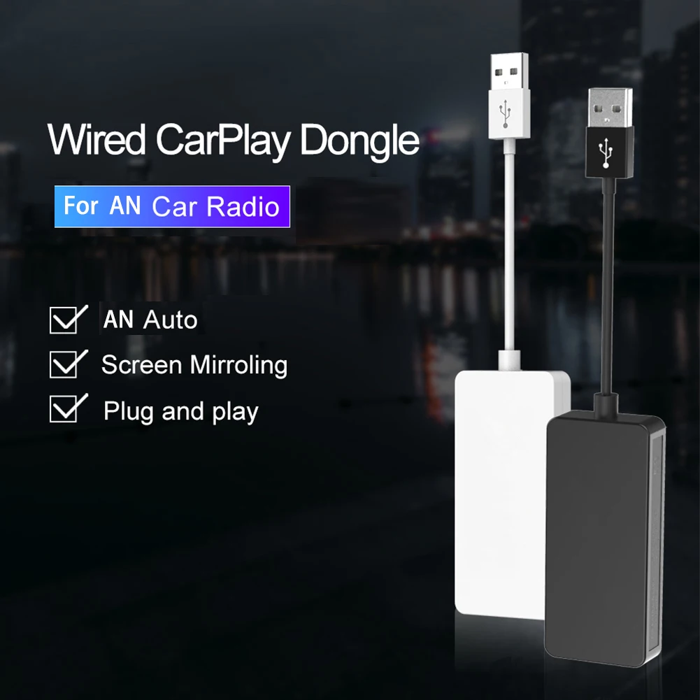 

CarPlay AN Auto USB Dongle Wired Adapter For AN Car Navigation Player Support GPS Navigation CPC200-CCPM For Phone' Carplay Mode