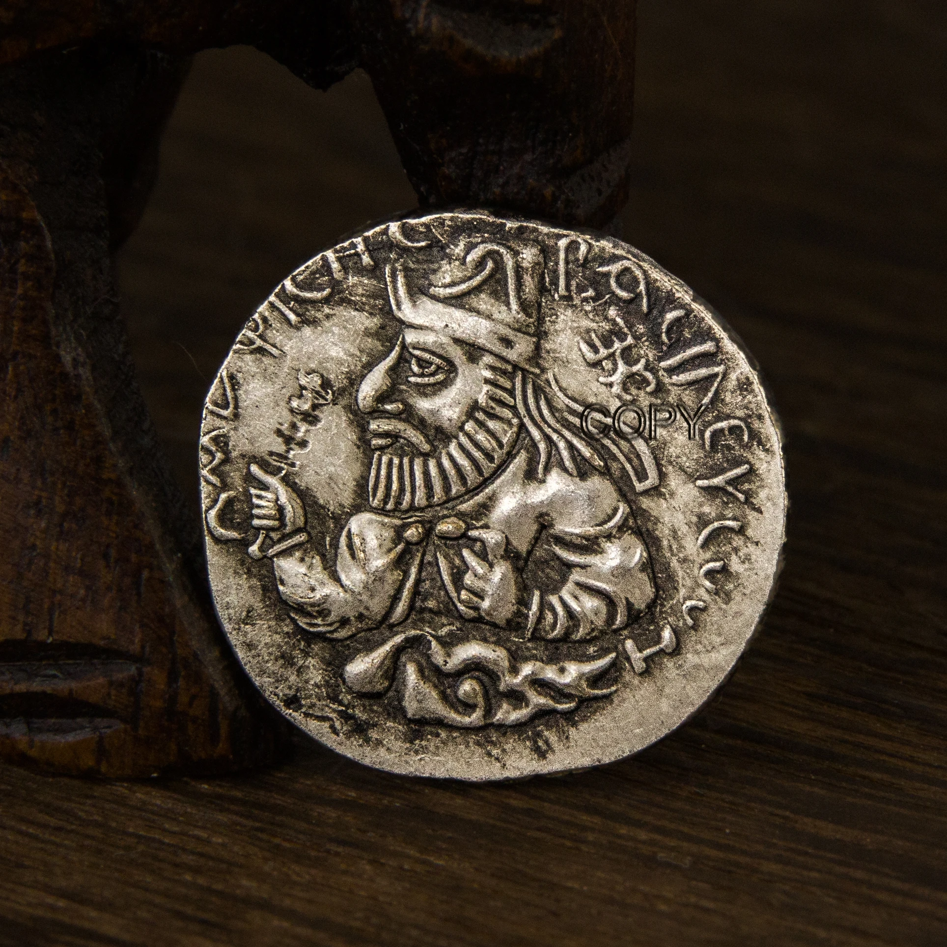 Антикварные монеты династии Кушань копия древних монет византии художественная