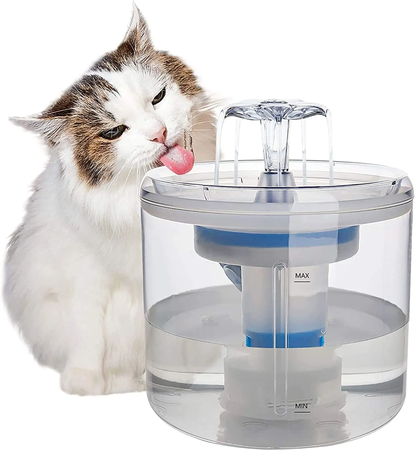 

New 2.6L Automatic Cat Water Fountain Large Capacity Quiet Pet Water Dispenser Circulation Filter Cat and Dog Drinking Fountains
