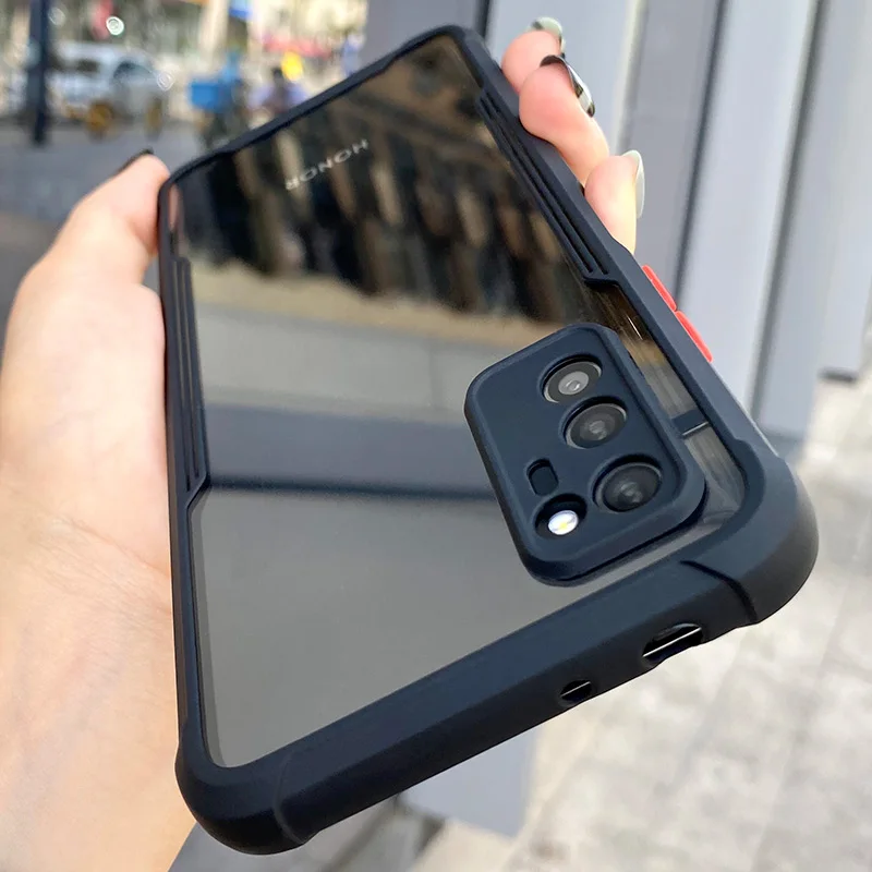 

Роскошный противоударный прозрачный чехол с рамкой для телефона HUAWEI P40 P30 Pro Lite, полноразмерный защитный прозрачный чехол с линзами для Huawei P ...