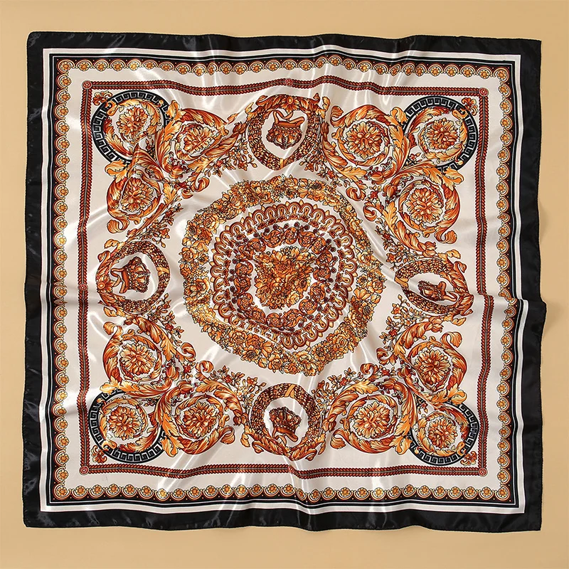 Шелковый квадратный шарф