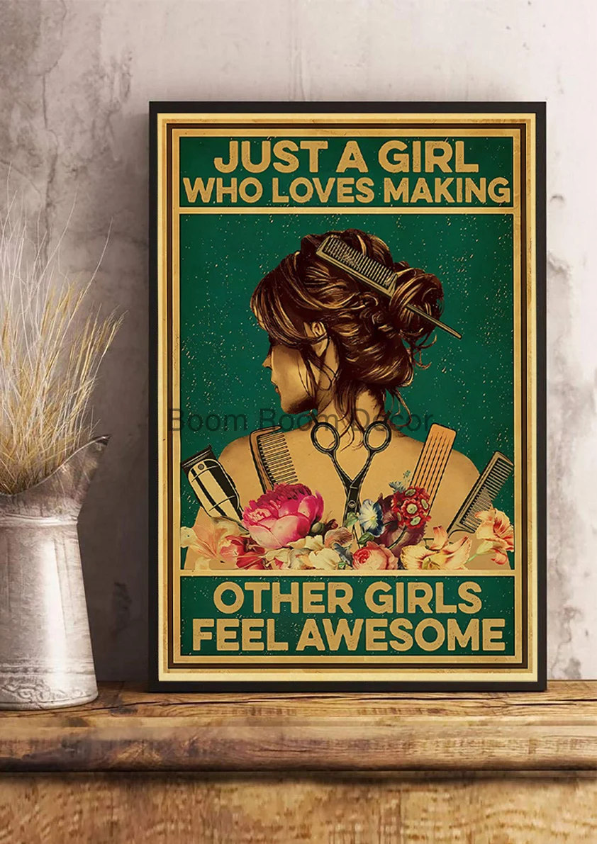 Винтажные постеры из крафт-бумаги в стиле Харадзюку