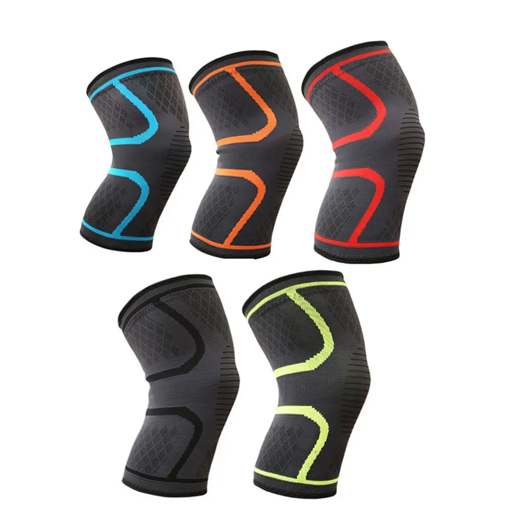 

Наколенники силиконовые Нескользящие дышащие спортивные наколенники нейлоновые Четырехсторонние Эластичные Наколенники наколенники ули...