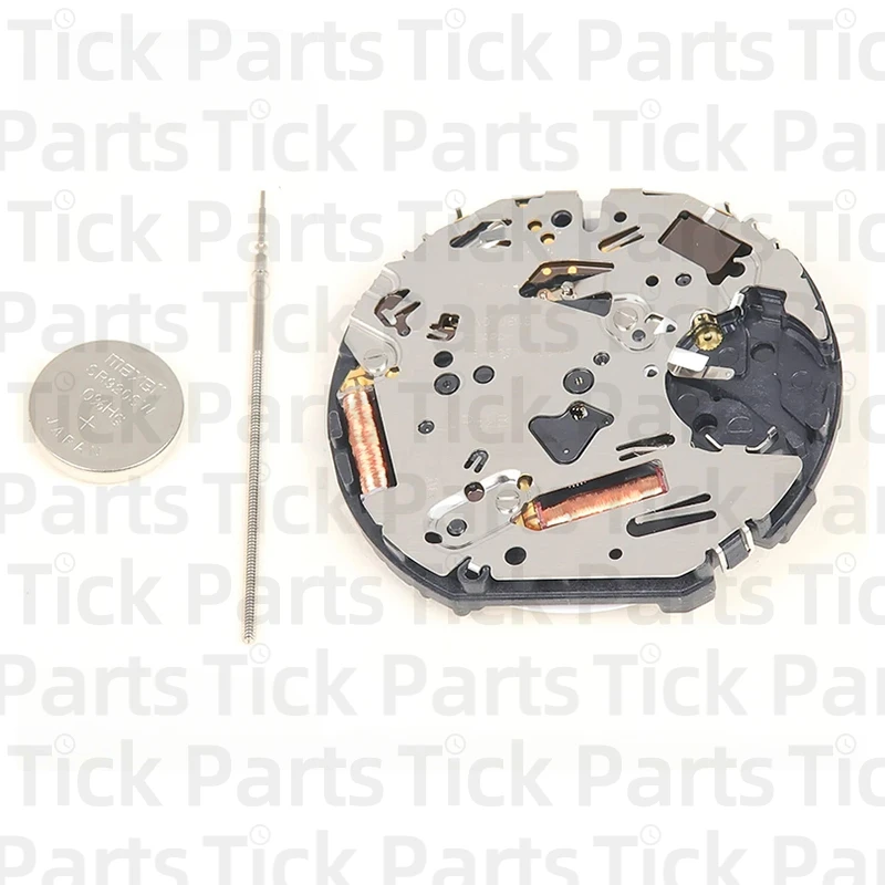 Новый японский оригинальный механизм VR32 с датой на 3 6 стрелок VR32B VR32A кварцевый