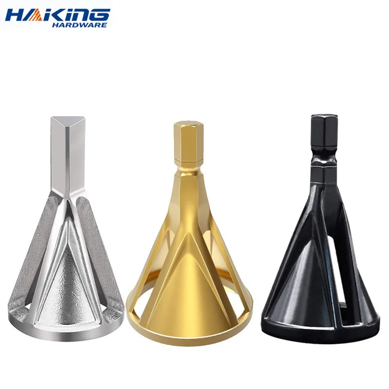 

1PCS External Deburring Chamfer Tool Drill Bit Burr Remover Tool HSS Hexagon Shank for Copper Aluminum Steel