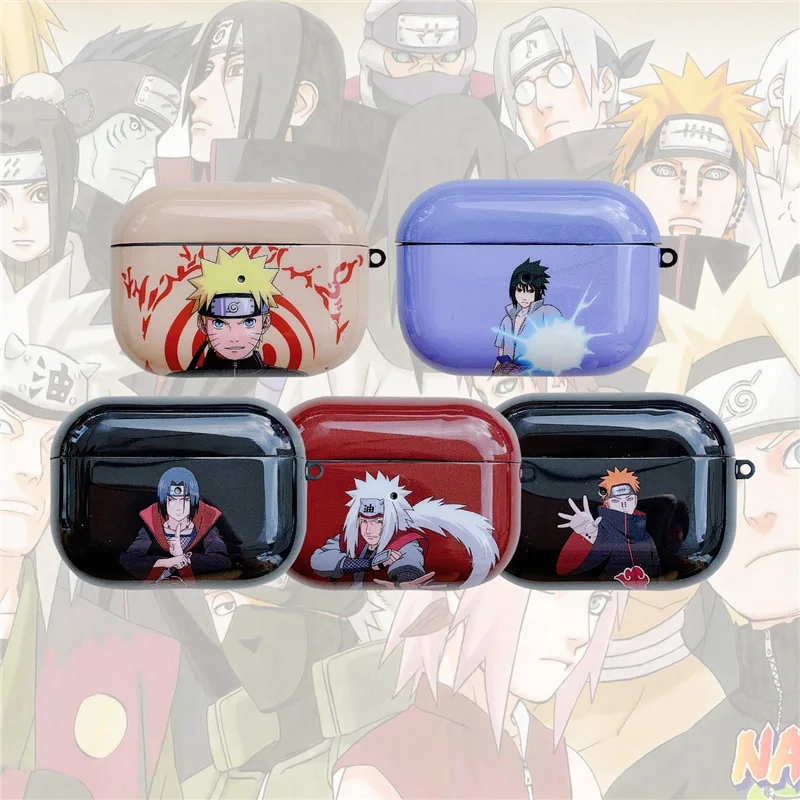 

Anime Sasuke Itachi Jiraiya Pain TPU Apple AirPods 1 2 3 Pro Case Cover iPhone Earbuds Accessories Airpod Case Air Pods Case