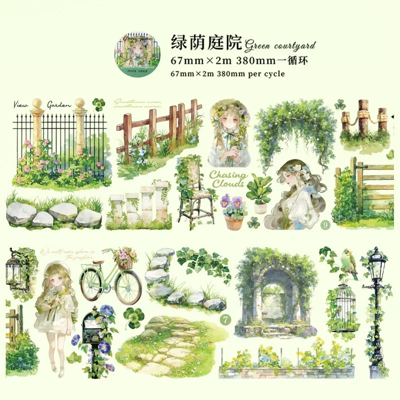 

1 рулон, прозрачная малярная лента из ПЭТ, хорошее время, Fanshion INS, скрапбукинг, журнал, сделай сам, материал для ландшафтного дизайна, украшения, коллажи