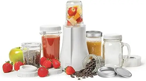 For Shakes And Smoothies With Portable Blender Cups, White, Large
