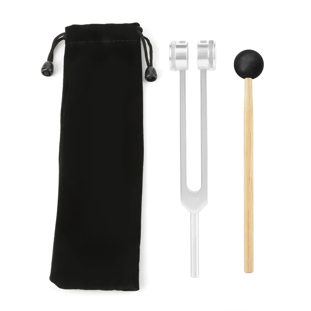 

Aluminium Medical Chakra Hammer Ball Diagnostic Ear Tuning Fork 128HZ