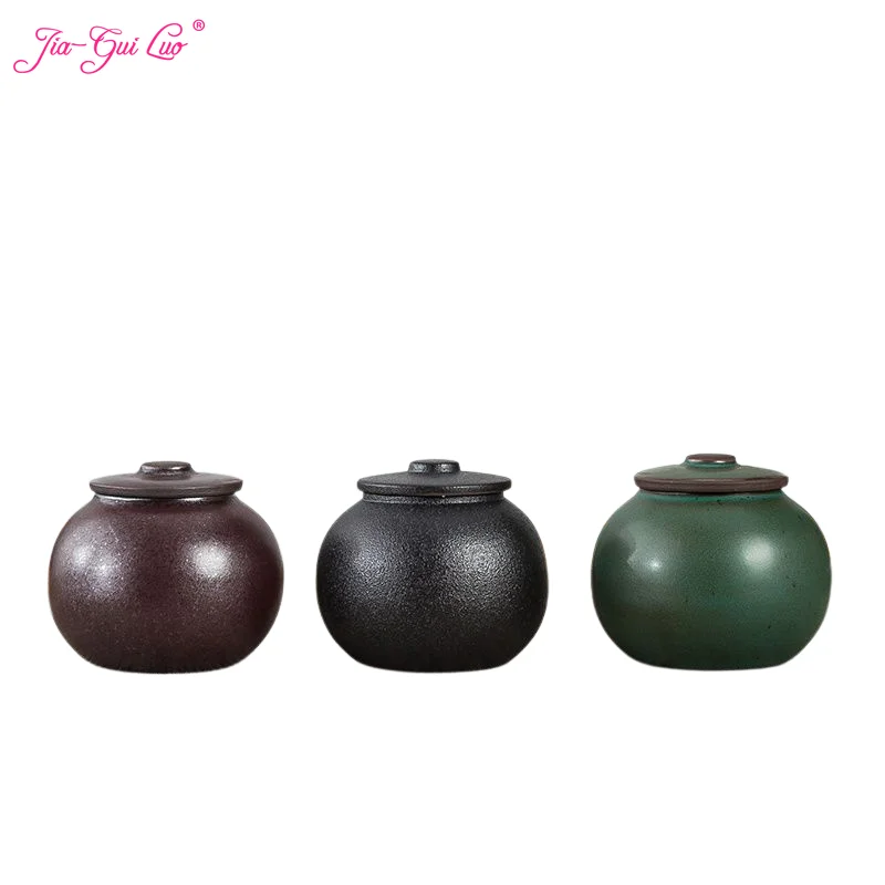 

JIA GUI LUO Ceramic Teaware Tea Caddies coffee container tea organizer box tea jar tea container tea storage D010