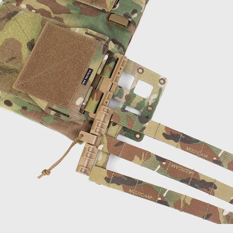 Фото SS Стиль PEW Тактический расширитель MOLLE Крыло Платформа Держатель ножа MK4 MK5 Удлинитель нагрудной вешалки UA63 №3