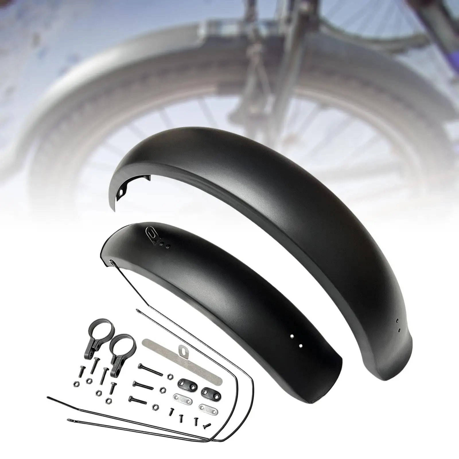 Велосипедный брызговик передний и задний комплект полное покрытие велосипедные