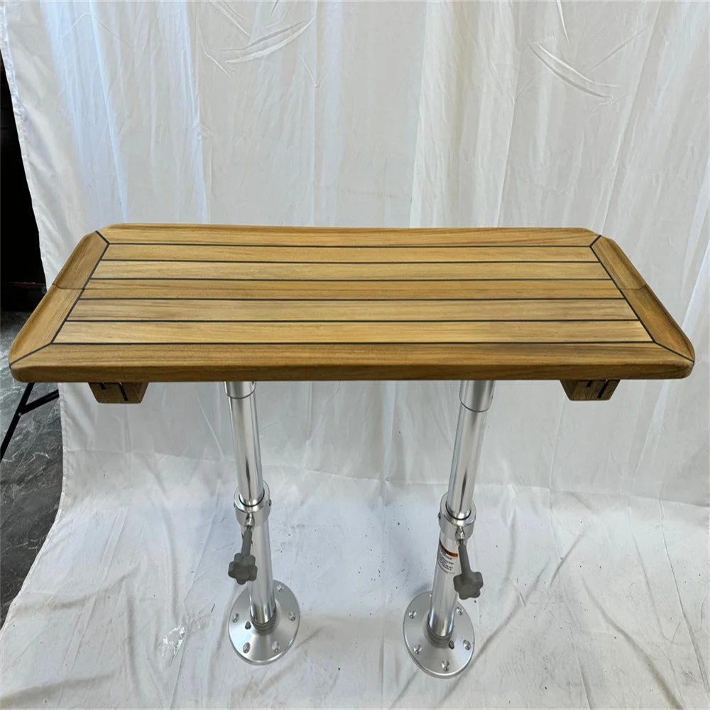 Столешница из тикового дерева с раздвижными крыльями 340/580x1000 мм 13 4/22 8x39 4 дюйма