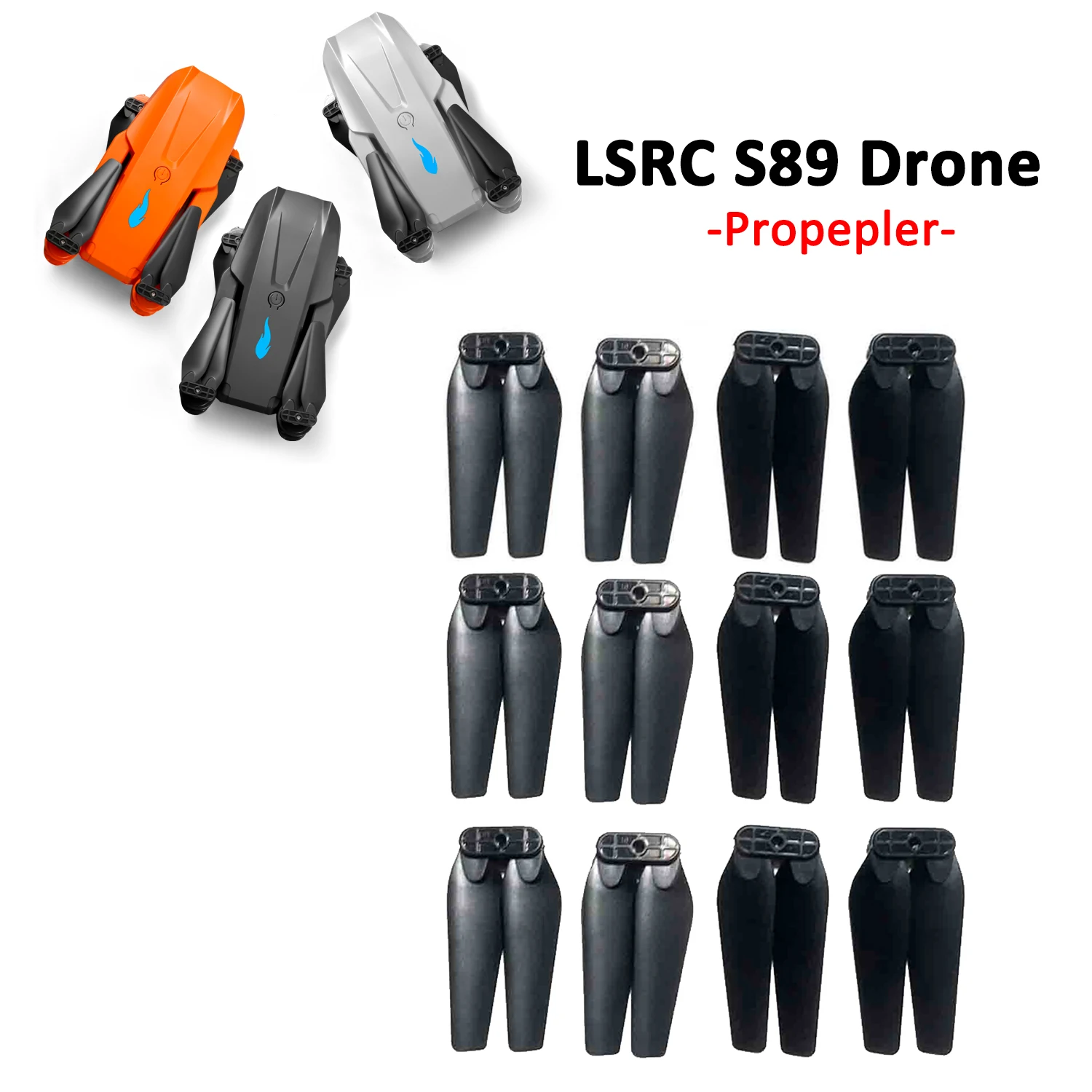 

LSRC S89 Drone 4K Wifi FPV Mini Foldable Quadcopter Original Propeller Props Maple Leaf Wing Rotor Spare Parts