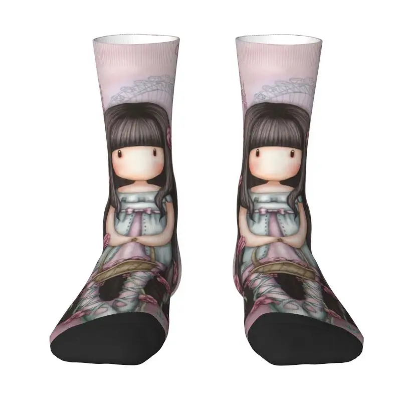 

Funny Anime Santoro Gorjuss Socks Men Women Warm 3D Printed Cartoon Gorjuss Girls Basketball Sports Socks
