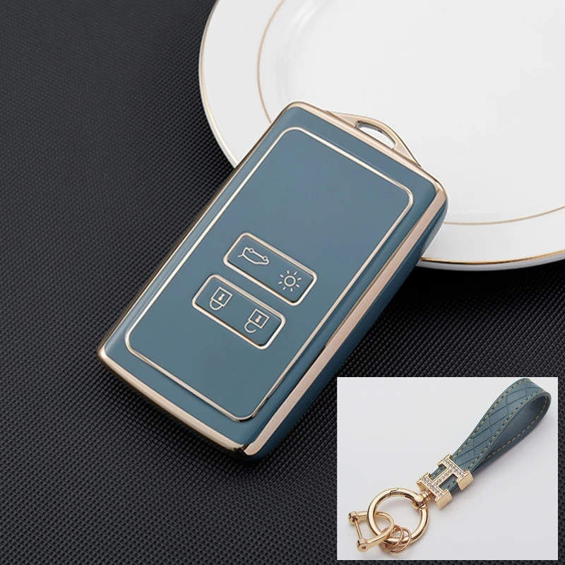 

TPU Car Remote Key Cover Case Fob For Renault Captur Megane Talisman Espace Clio Zoe Koleos Scenic 4 Arkana Dacia Sandero Card