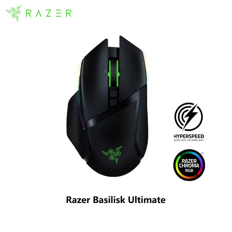 

Original Razer Basilisk Ultimate Wireless Gaming Mouse with 11 Programmable Buttons 20K DPI Optical Sensor Chroma RGB