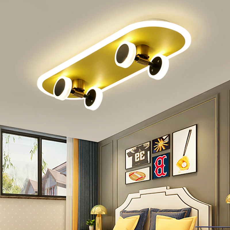 Lámpara led inteligente para decoración del hogar, luz nórdica de techo regulable...