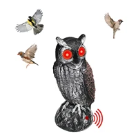 fake owl decoy horned owl scarecrow sculpture fake owl scarecrow decoy to scare birds away realistic owl scarecrows bird