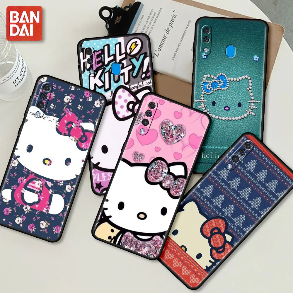 

Hello Kitty Kawaii Cartoon Case For Samsung Galaxy A50 M31 Note 20 Ultra 10 9 A70 A30 A20 M52 5G M30s Back Phone Cover Soft Capa