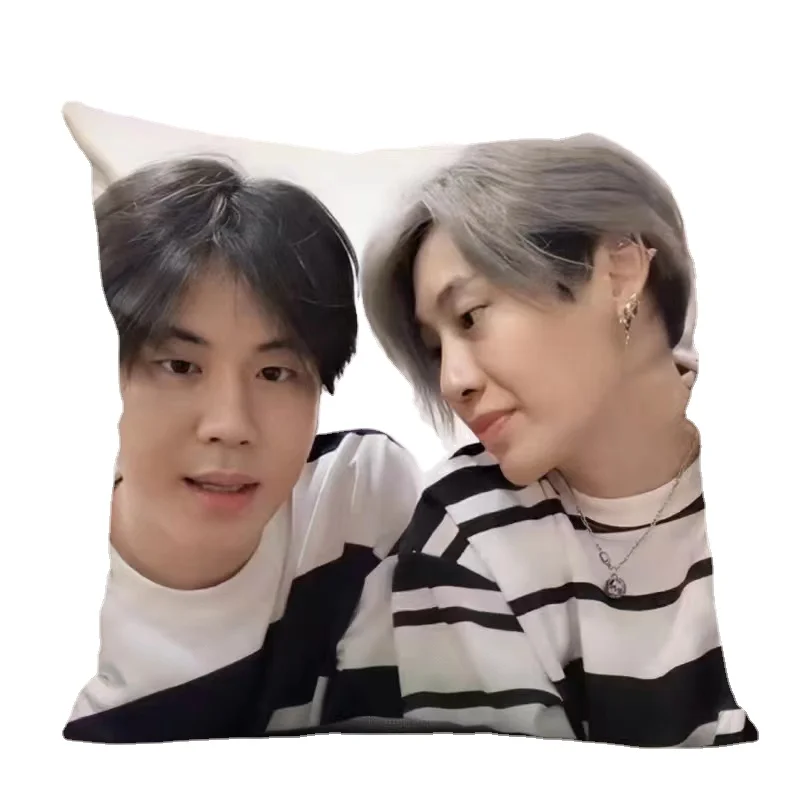 

Bounprem CP HD Poster Pictures Double-sides Printed Pillowcase Thai TV Drama Hemp Rope Drama Stills Photo Sofa Car Cushion Cover