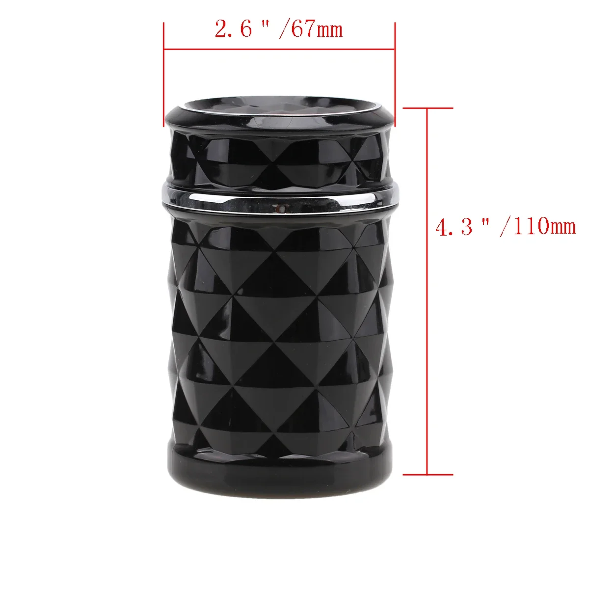 Автомобильная пепельница POSSBAY синяя светодиодная подсветка для сигарет