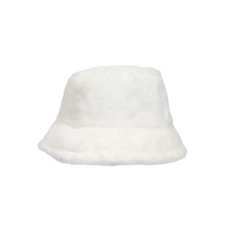 Плюшевые панамы для женщин уличная толстая теплая панама однотонная леопардовая