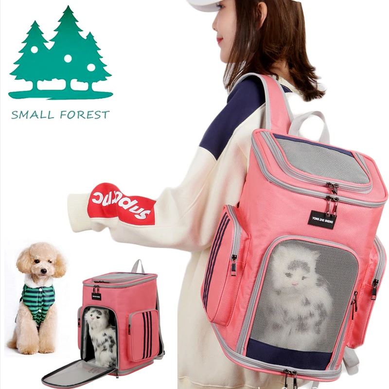 

SMALL FOREST Handbag Dog Bag School Pet Supplies Breathable Backpack