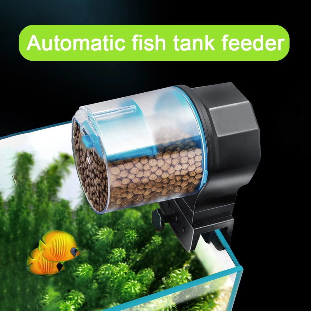 

Goldfish Automatic Timing Feeder Fish Feeder Automatic Capacity Aquarium Large Intelligent Feeder Tank Feeder Fish Aquarium