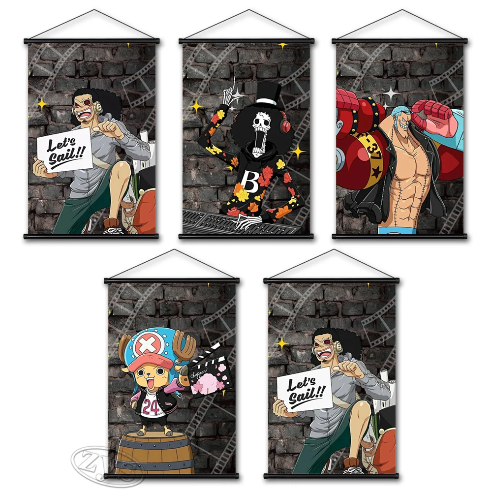 

Цельный плакат искусство Брук подвесные свитки роспись фреска холст картина на стену гостиная ребенок Спальня украшение для дома