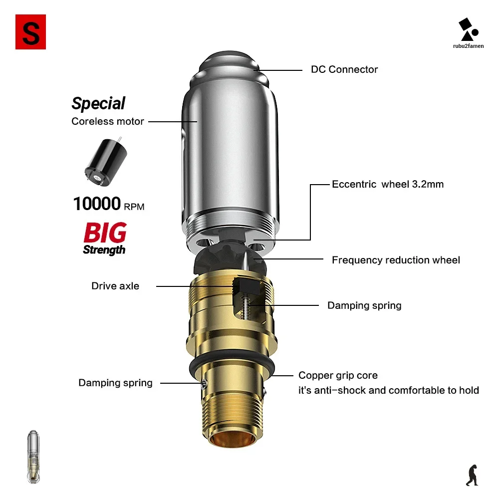 Роторная машина для татуировки ручка мощный мотор картридж из алюминиевого