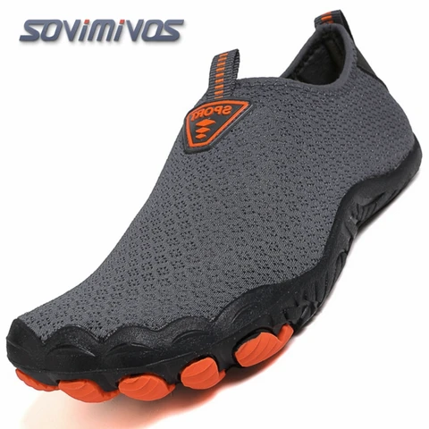 Минималистичные кроссовки для бега по пересеченной местности, походные кроссовки с широким носком и поддержкой свода стопы