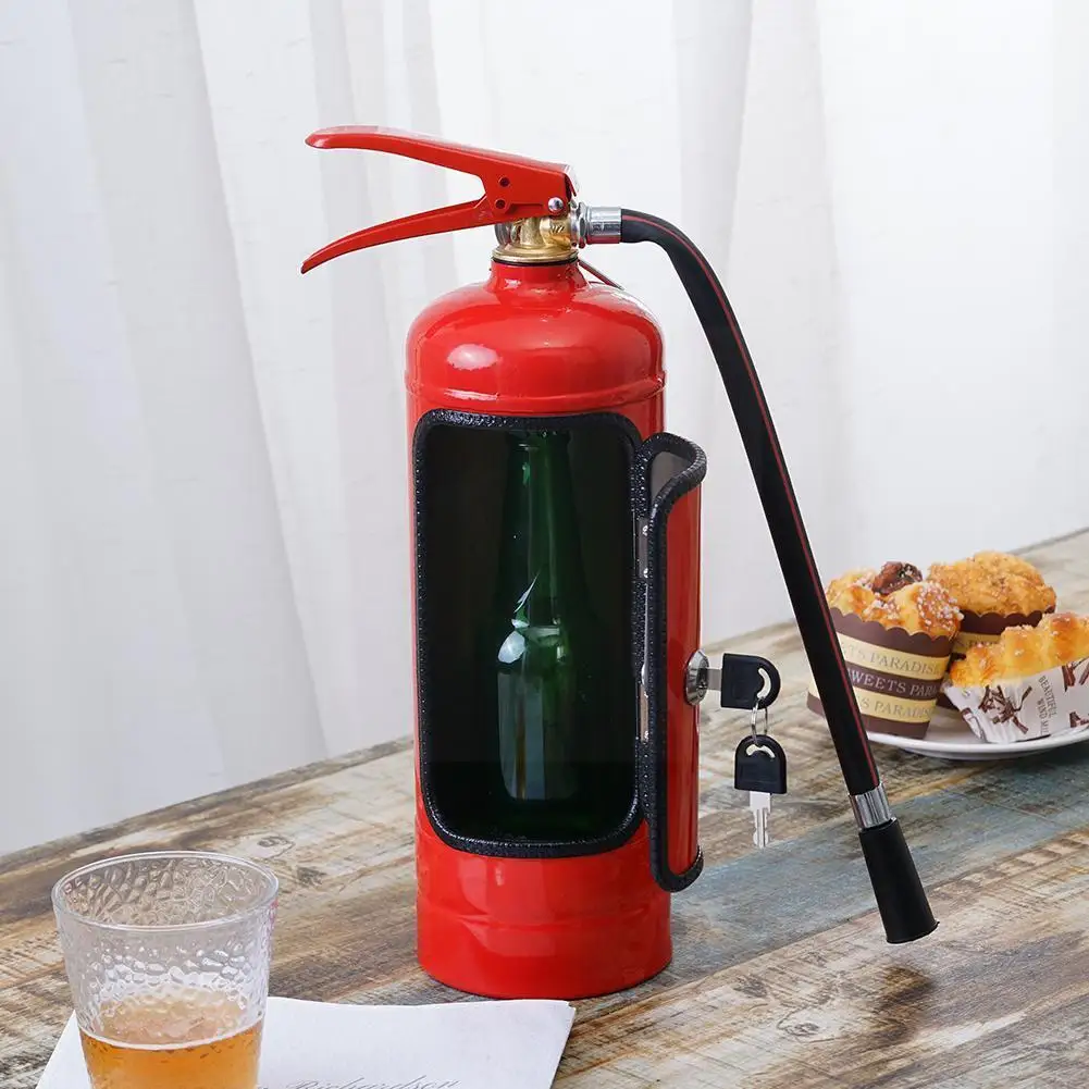 

Fire Extinguisher Mini Bar For Whisky Loving Fireman Handmade Bar Xmas Gift Fire Extinguisher Container Wine Box Bar Access H3d7