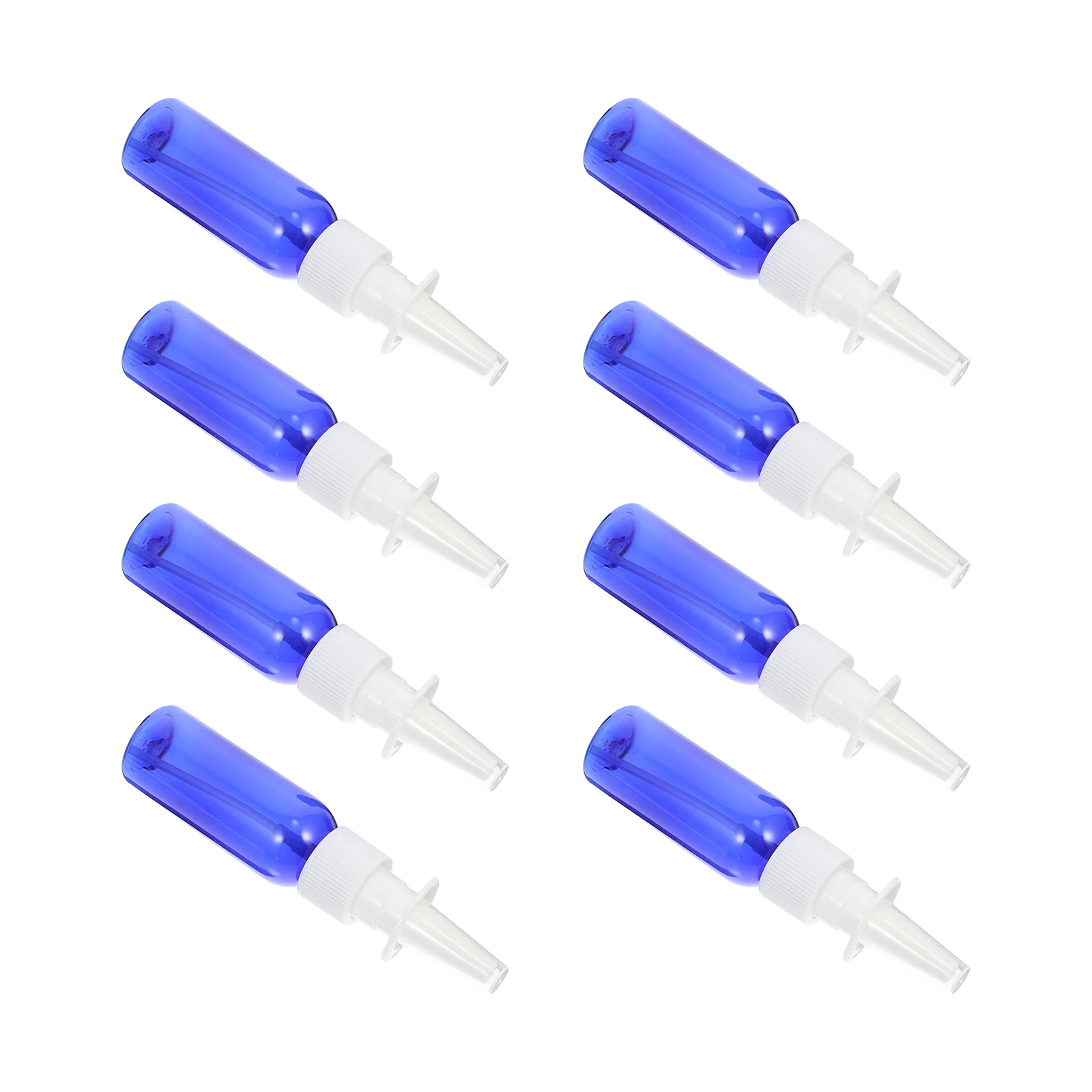 

8 Pcs Round Shoulder Nose Bottle Practical Spray Bottles Containers Makeup Travel Traveling Durable PET Long Tank Home