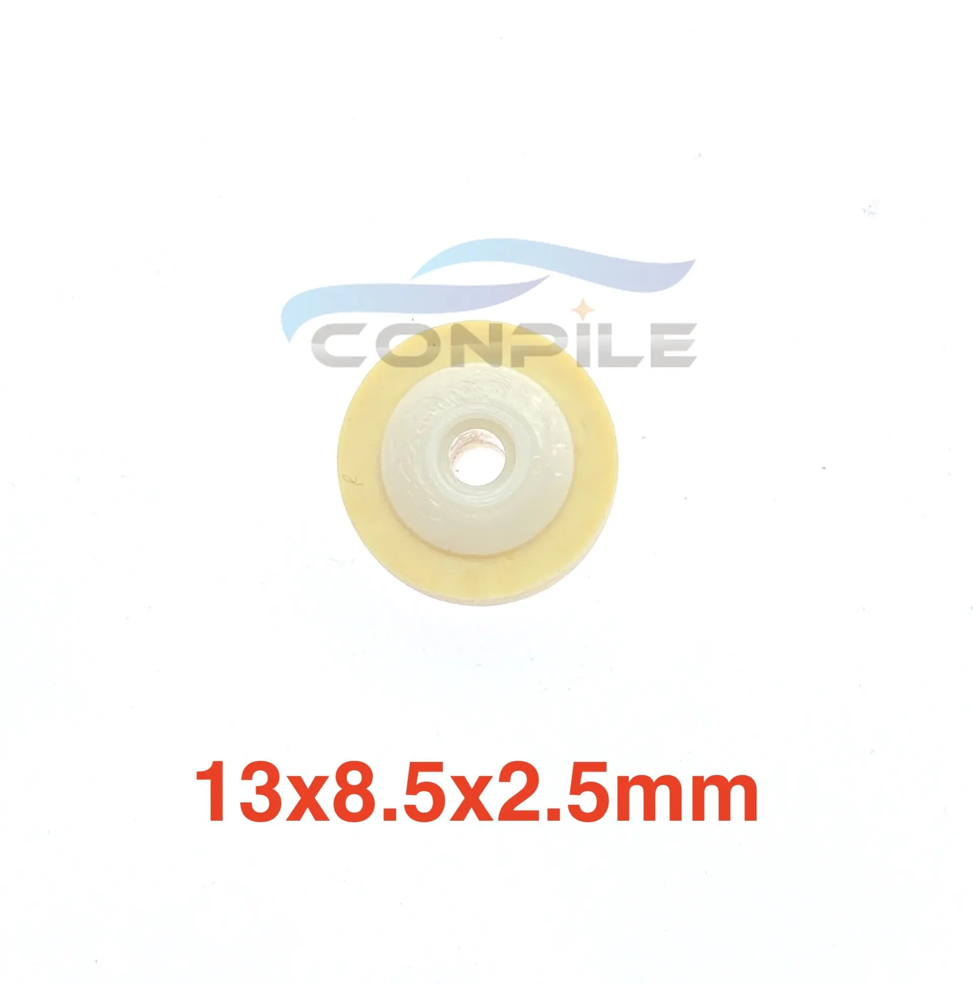 1 шт. резиновый роликовый шкив для аудиомагнитофона 13 мм x 8 5x2 5 дюйма |