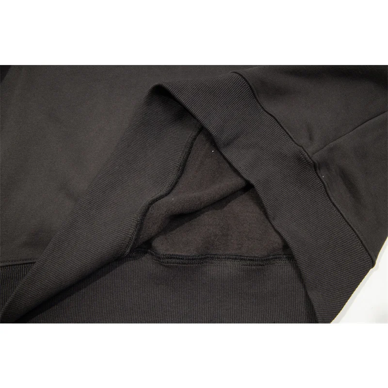 Толстовка ASKYURSELF для мужчин и женщин винтажный свободный худи с начесом надписью