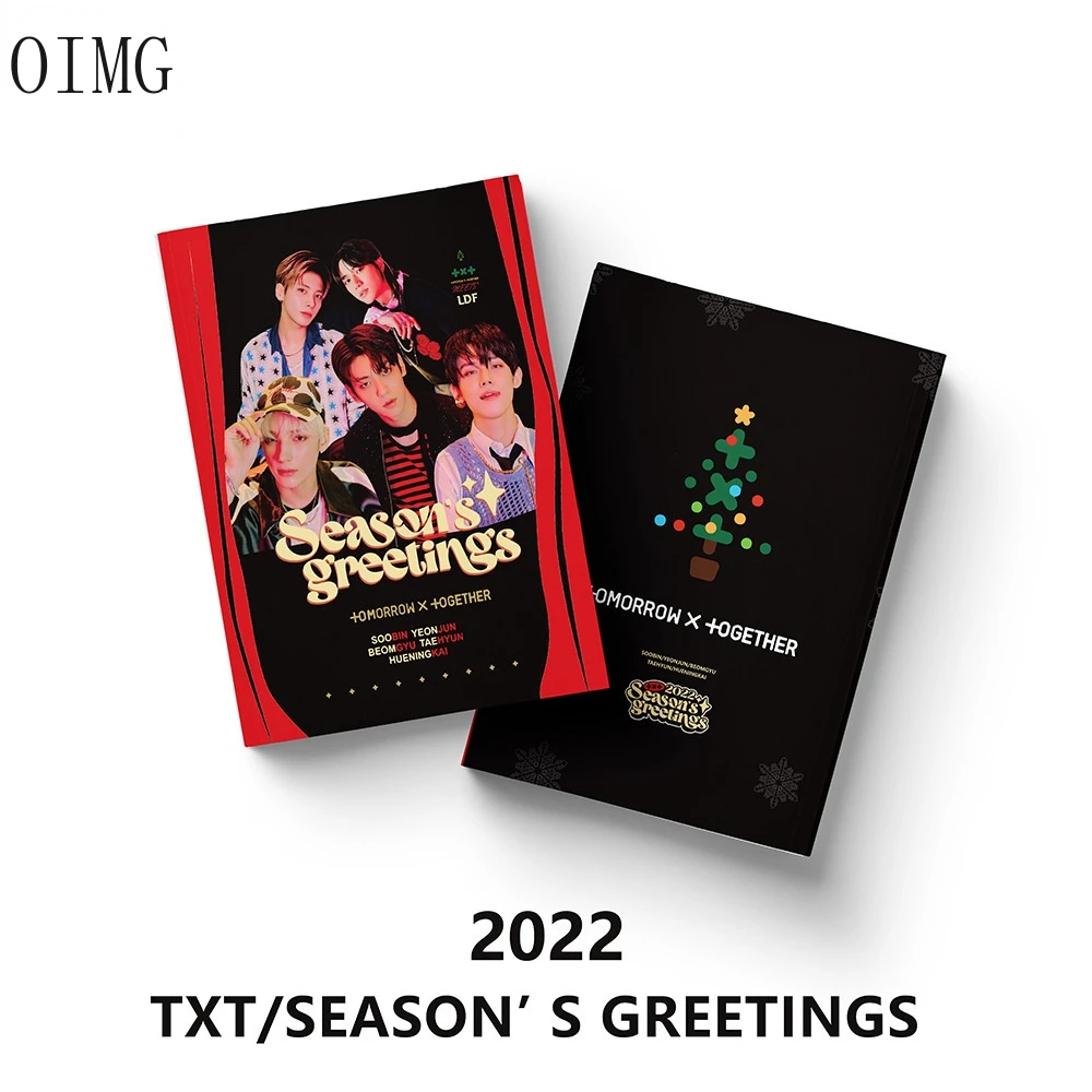 

2022 Kpop TXT Photo Album Art Book Photo Print Picture Notebook Postcard TXT Photocards Korean Fashion Cute Boys Fans Gifts