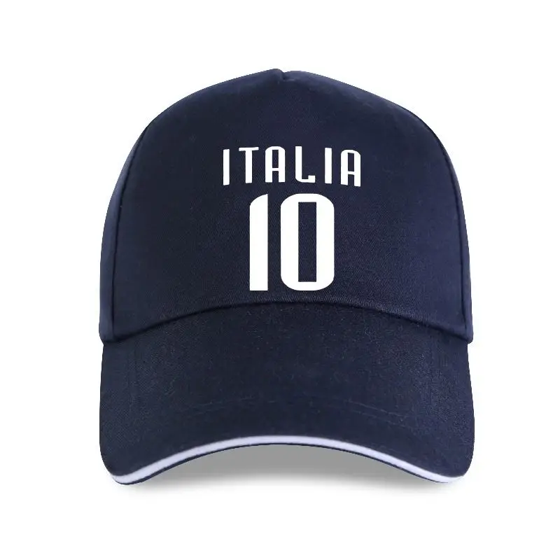 

НОВАЯ шапка 2021 2021 Летняя мужская 100% хлопковая итальянская бейсбольная кепка голубая ткань 2021 Джерси трикотаж Nummer 10 Italia Soccers